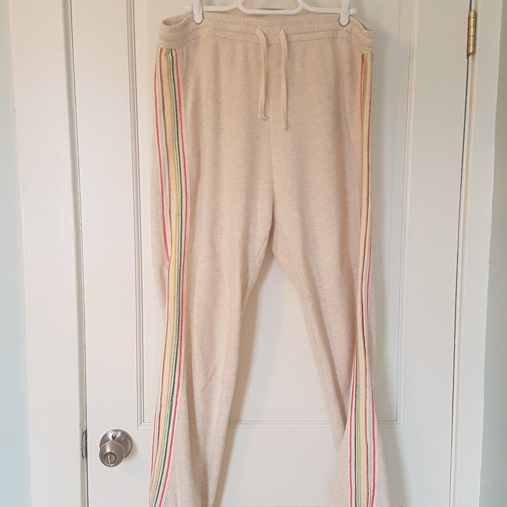 Hush Joggers with rainbow stripe